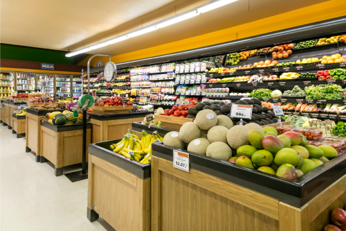 Agencement de magasin alimentaire